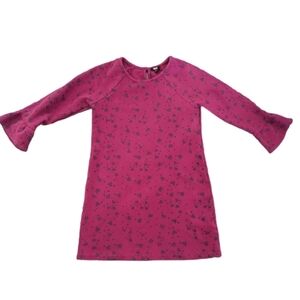 MEXX Kids Pink Floral Dress Bell Sleeve Size 10